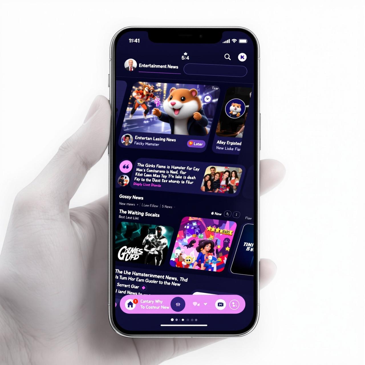 吃瓜网首页APP界面预览